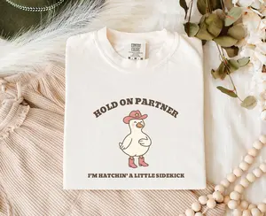 [Comfort Color] Funny Pregnancy Shirt, Silly Goose Pregnancy Tshirt, Cowgirl Pregnancy Tee, Gift For Pregnant Friend, Expecting Mom Gift, New Mom