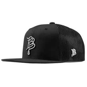 BB Lacrosse Cutout PVC Flat Trucker