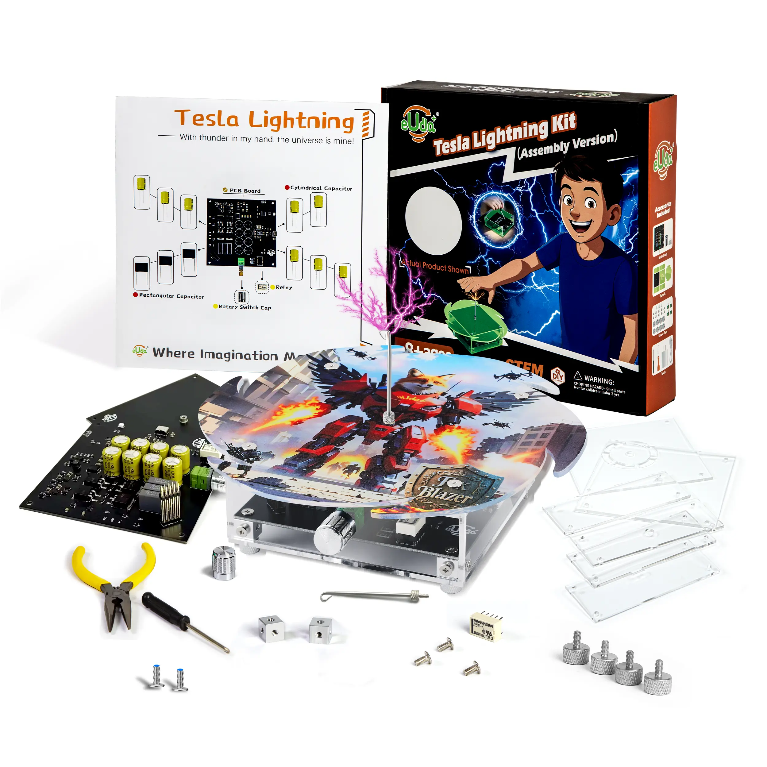 Fire Wheel & Fox Blazer