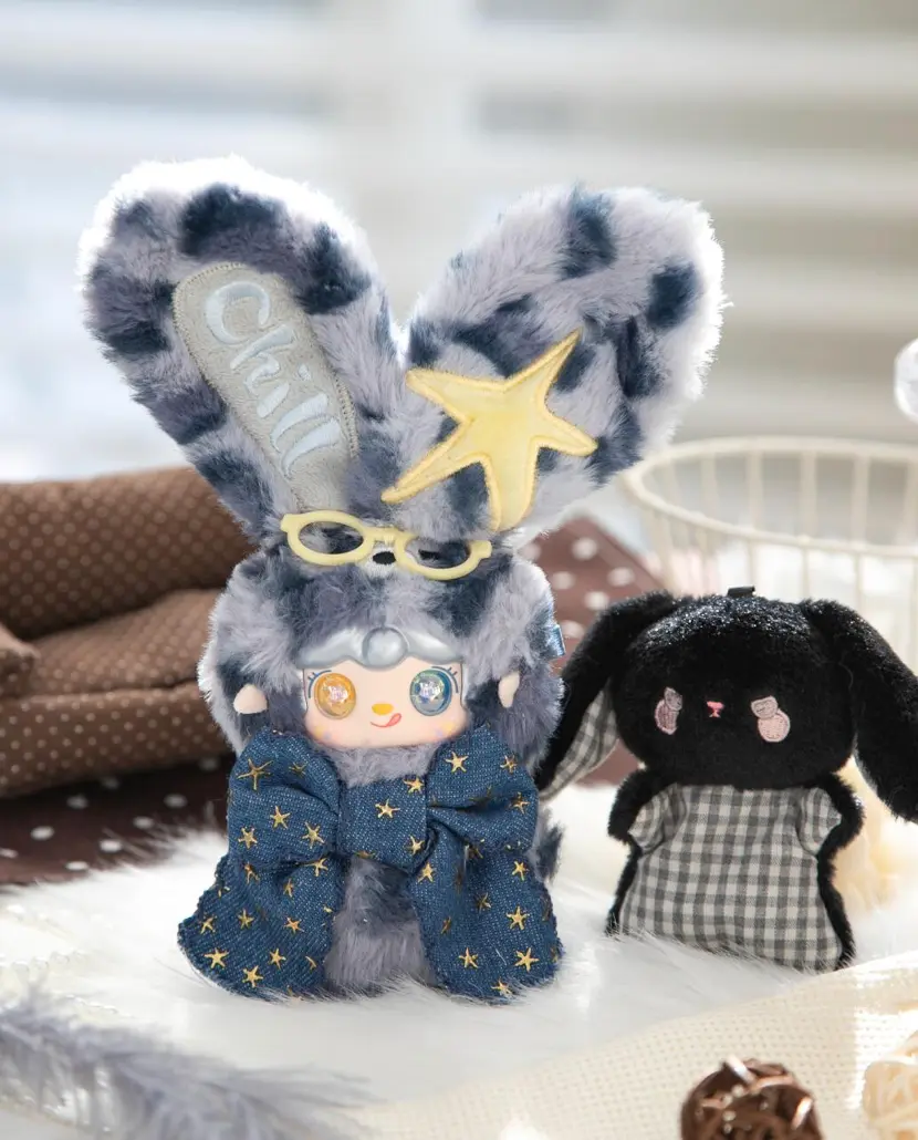 YK Yooki Healing Bunny Series Stuffed Toy Blind Bags - Unisex, 6+2 Hidden Surprises, Ages 6+, Collectible Plush Blind Box for Cute Toy Enthusiasts