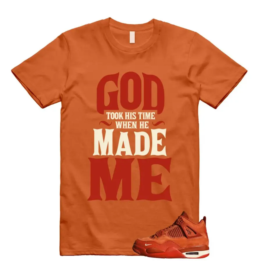 4 Brick By Brick Cinnabar Firewood Orange T Shirt Match GTHT, 4 Brick By Brick Outfit, Graphic Tees, Womenswear Top T-Shirt