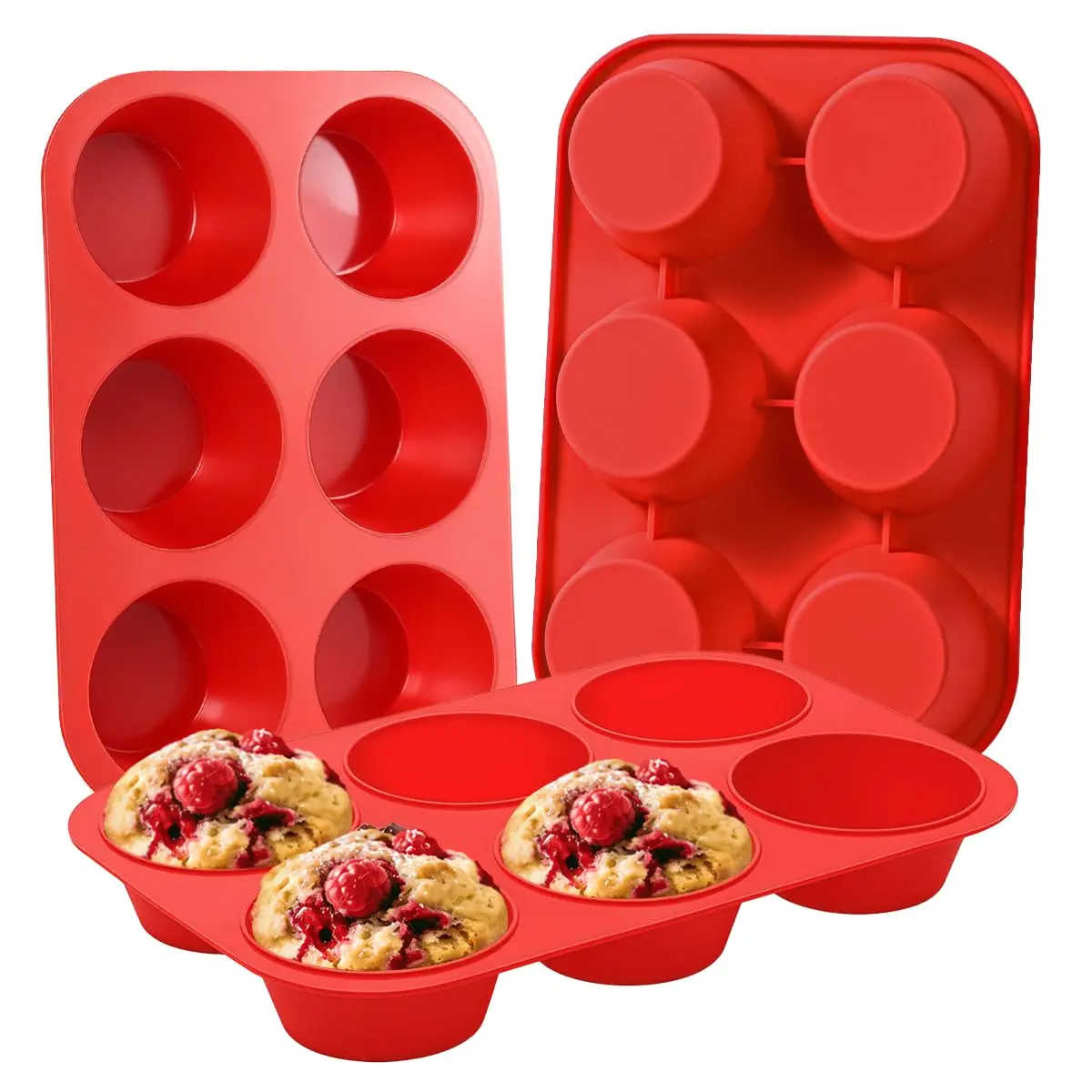 3pcs: 6-Cup Jumbo