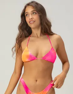 FULL TILT  Womens Tie Dye Triangle Bikini Top