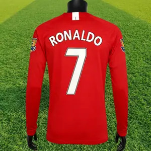 07-08 Retro Long Sleeve NO.7 Cristiano Ronaldo Soccer Jersey
