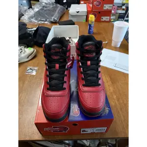 Siz 9.5 Patrick Ewing Orion Non-Strap Red Shoes BS382