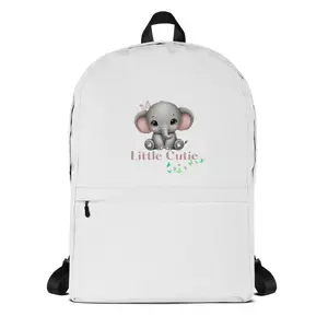 Little Cutie - Elephant Print Functional Backpack