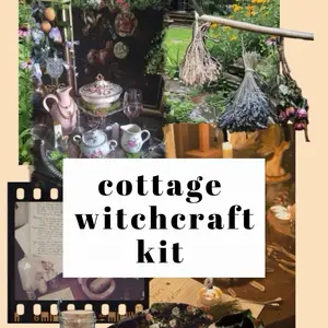Cottage Witch Box, Vintage Witchcraft Tools, Cottage Witch Bundle, Beginner Spellwork Kit, Hearth Witch Kit