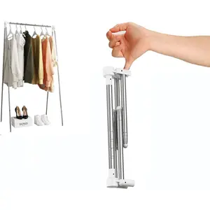 Portable Travel Garment Rack, Folding Clothes Rack for Dance, Travel, Camping, Drying, RV, A Collapsible Mini Clothing Rack. Laundry Lightweight