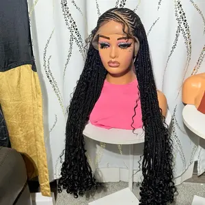 stylist braided with i call it casandra made with lover and passion with single boho at the back fir back Wemen