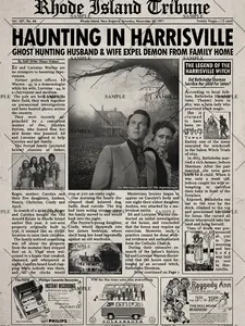 The Conjuring Newspaper Poster Print