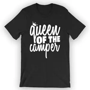 Unisex Queen of The Camper T-Shirt RV Shirt