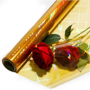 Iridescent  Cellophane Wrap Roll I 34 In Wide X 50 Ft Long I Colorful Cello  For Baskets,Gifts, ,Birthday Holiday Wedding Floral, Party Arts Crafts Decoration ()