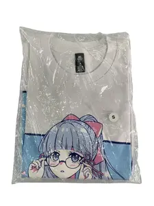 AS Colour Shirt Mens Small White Anime Girl Glasses Graphic Tee Staple Kawaii
