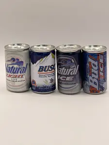 Magnetic Beer Cans Anheuser Busch Lot of 4 Decor Set