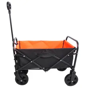 Mini Folding Wagon Garden Shopping Beach Cart