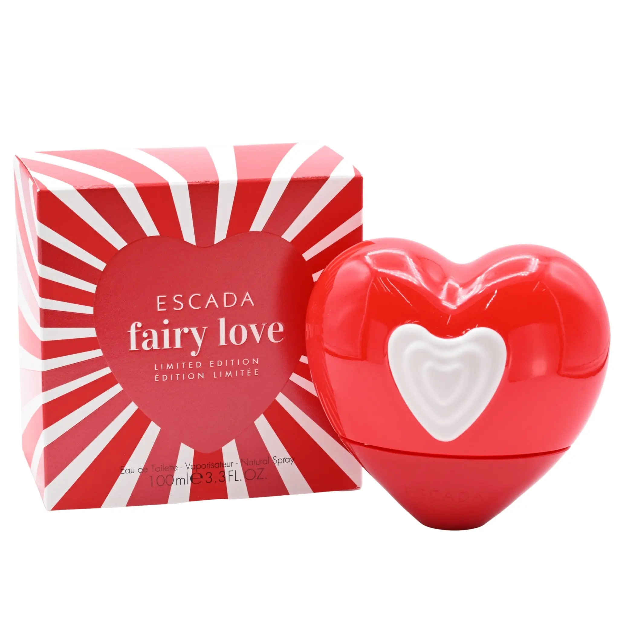 Escada Fairy Love Limited Edition Women's Fragrance Set, 3.3 oz Eau de Toilette, Sweet Fruit-Floral Perfume with Nashi Pear, Raspberry & Hazelnut, Elegant Perfume, Fruit Floral Scent