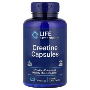 Life Extension Creatine Capsules, 120 Capsules