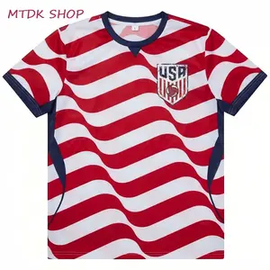 USA Jerseys Vintage Leather Ball Crest Breathable Mesh Gameday Outfit