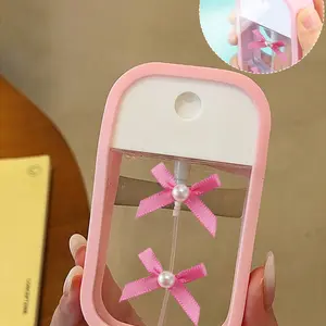 45ML Butterfly-Shaped Refillable Portable Spray Bottle with Hook, Ideal for Perfume, Hand Sanitizer & Cosmetics, Travel Must-Have with Protective Case