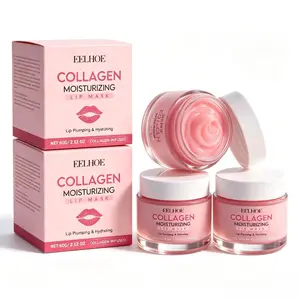 【3 bottles 】EELHOE Collagen Lip Mask — gentle nourishing care that softens the lip skin and gradually reduces lip lines; daily moisturizing treatment，Nourish LipTreatments, Beauty Products for Hydrate,Moisture, Gentle Exfoliation, Repair