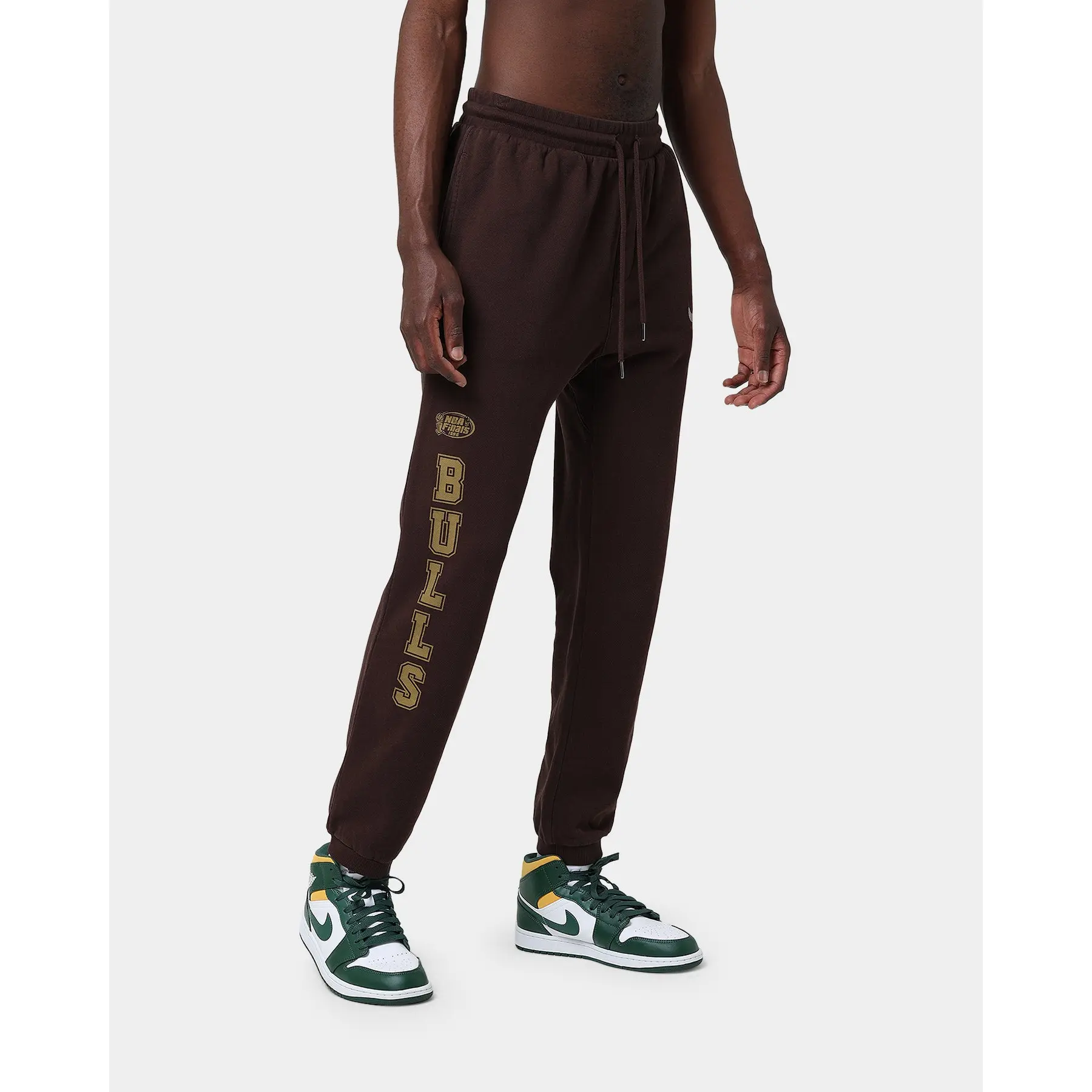 Mitchell & Ness Chicago Bulls Lux Brown Sweatpants Baroque Brown
