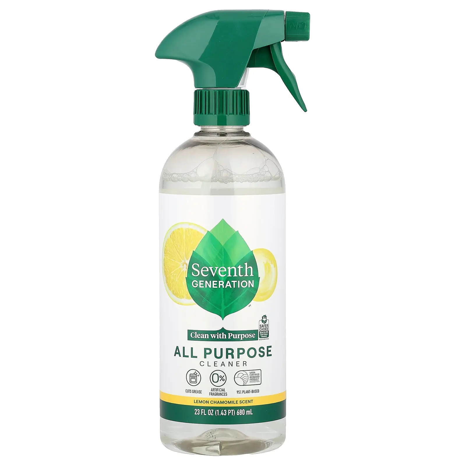 Seventh Generation All Purpose Cleaner, Lemon Chamomile, 23 fl oz (680 ml)