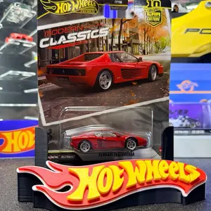Hot Wheels Modern Classics Ferrari Testarossa 10th Anniversary Edition Die-Cast Car Model