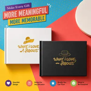 2-Pack What I Love About Mom: Fill-in-the-Love Journal – Thoughtful Mother’s Day Gift, Keepsake Memory Book for Moms, Daughters, and Family