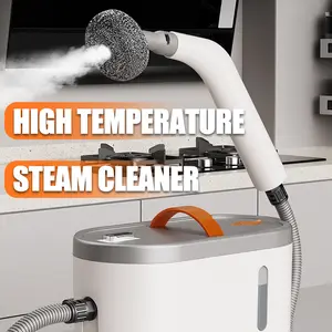 High-power fast-heating handheld steam cleaner — 6 multifunctional nozzles, ultra-large capacity, dual safety features with automatic shut-off protection (suitable for kitchens, sofas, floors, bathrooms, air conditioners, refrigerators, and cars).