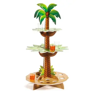 Palm Tree Shot Glass Stand with Shot Glasses - 25 Pc.