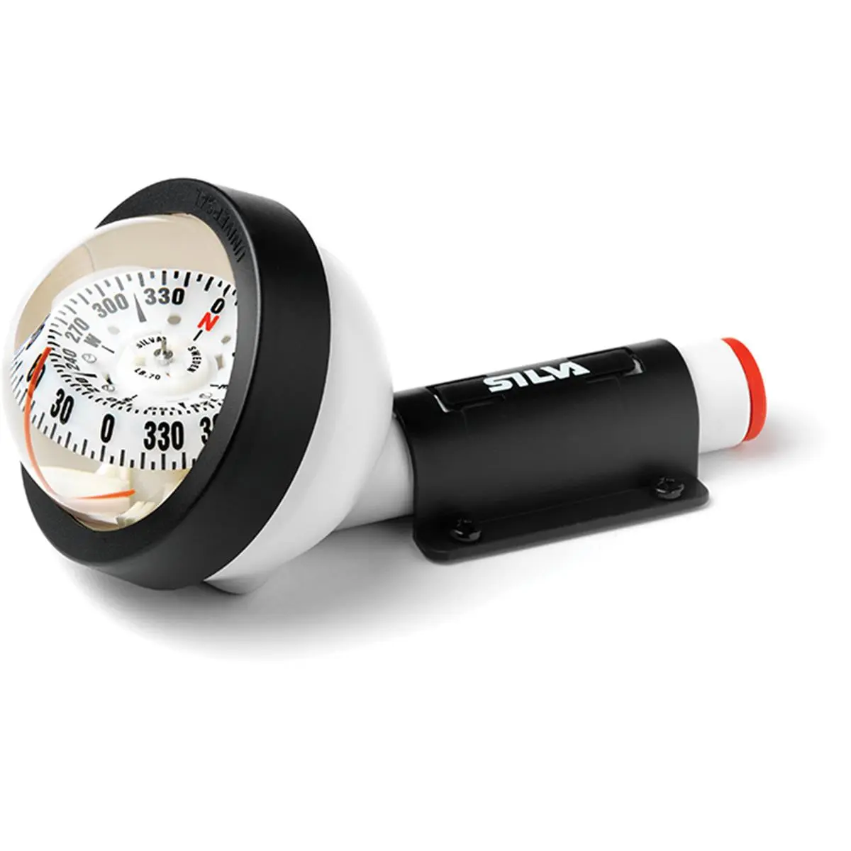 212 MAIN Silva 70UNE Bearing Compass - Outdoor Boat Navigation Tool with Curved Lubber Line, Double Scales, Safe Floating Feature for Boating, Floats Safely, Multiple Mounts, Smart Bracket