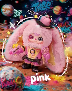 BABY THREE Dream Maker 400% ，Bunny Plush Dolls，Soft Furry Collectibles，Backpack or clothing decoration，Stuffed Animal