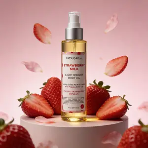 Strawberry Body Fragrance Oil for Glowing Skin Hydrating Moisturizing body  oil
