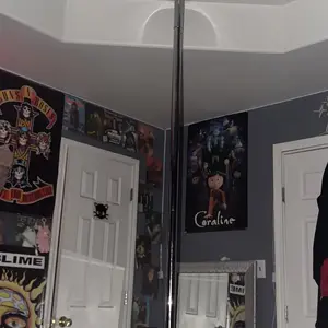 Segawe 45mm Adjustable Dancing Pole Spinning & Static for Training Exercise Home Gym Chrome Steel 7.3' to 9' Height