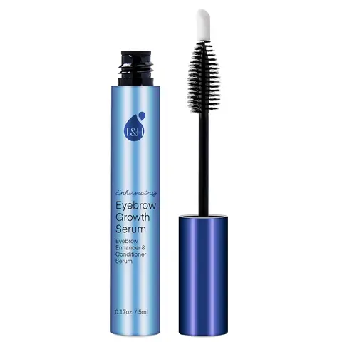 Terez and Honor Eyelash & Brow Enhancing Serum - Naturally Derived, Hypoallergenic, Clinically Tested with Citric Acid - Eyelash Boost, Fluffy Brows, Fuller Healthier-Looking Lashes for Adults, Lash Serums