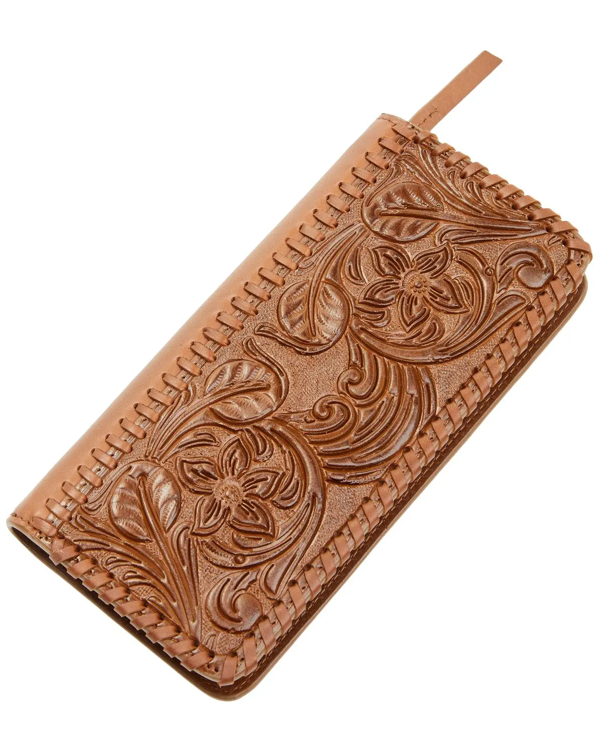 Shyanne Women's Women'S Laurel Tooled Leather Wallet - Sasp24wt1-Bn
