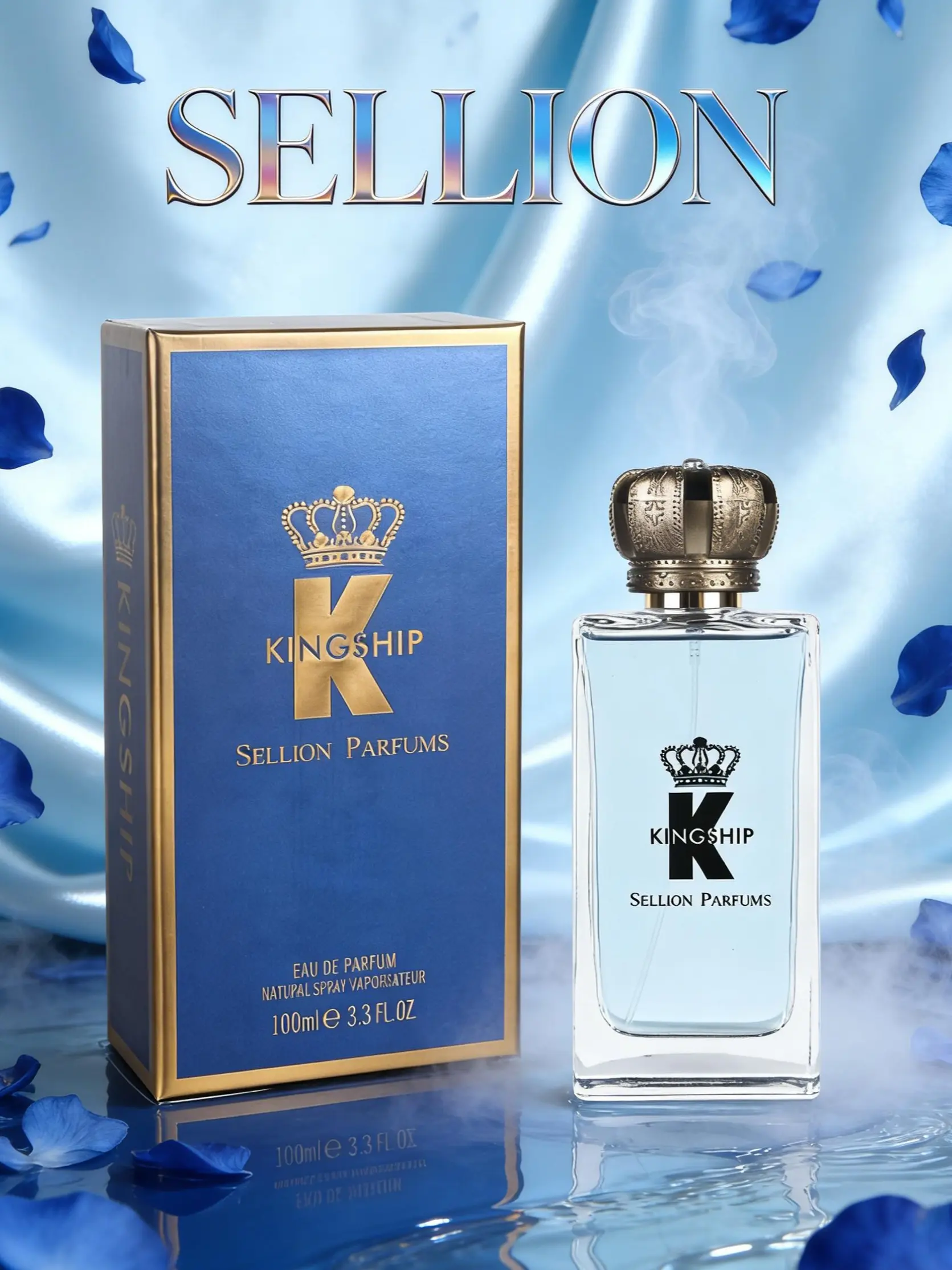 SELLION KINGSHIP: UNRIVALED DOMINANCE & SUPREME MAJESTY | PREMIUM LONG LASTING VANILLA SUMMER MEN'S LUXURY WOODY COLOGNE