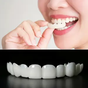 [3 PACK] Snap & Go Instant Veneers - Quick CosmeticTeeth Cover Comfortable Fit Temporary False Teeth forPhoto Ready Smile