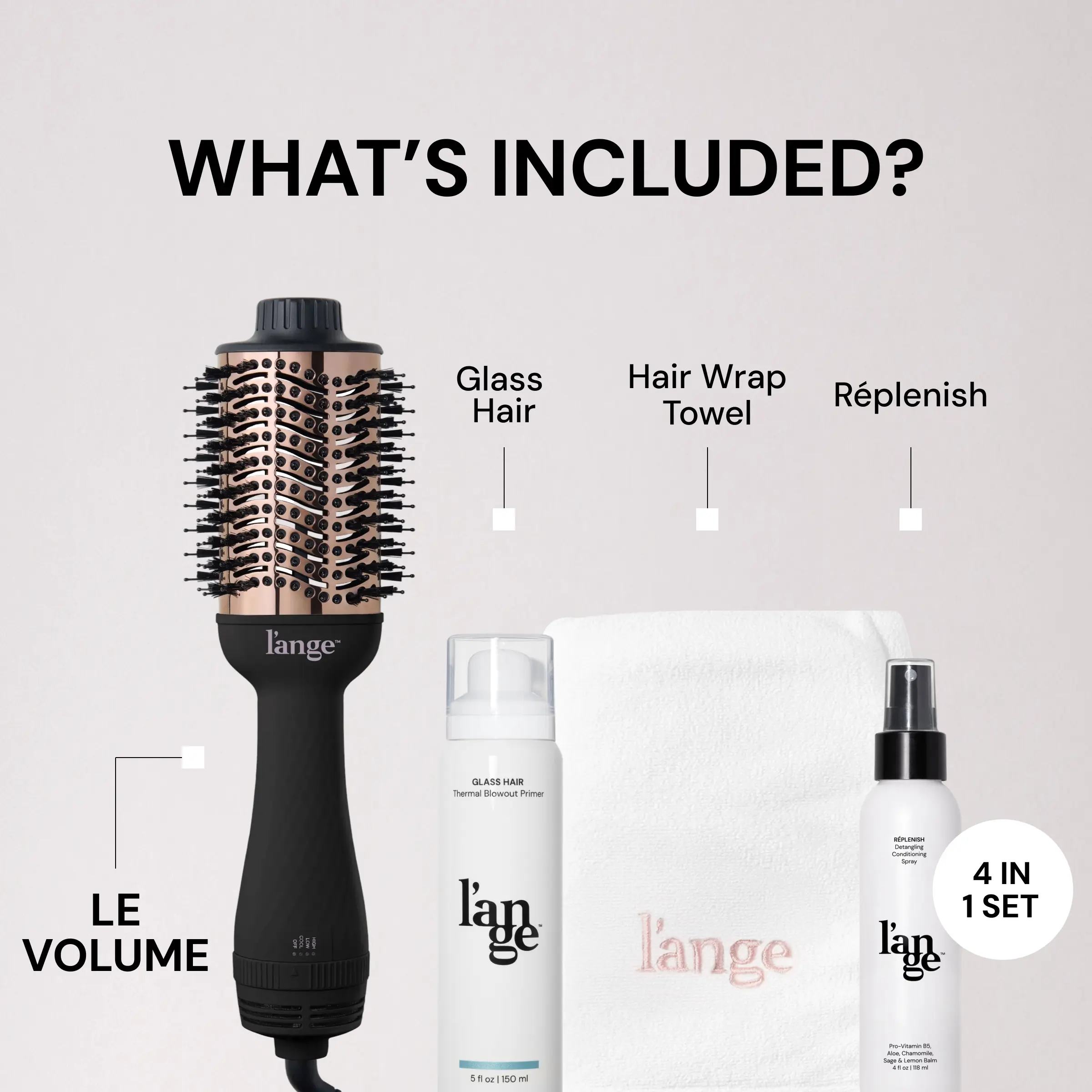 Blow All Out - Black 75mm / White Towel