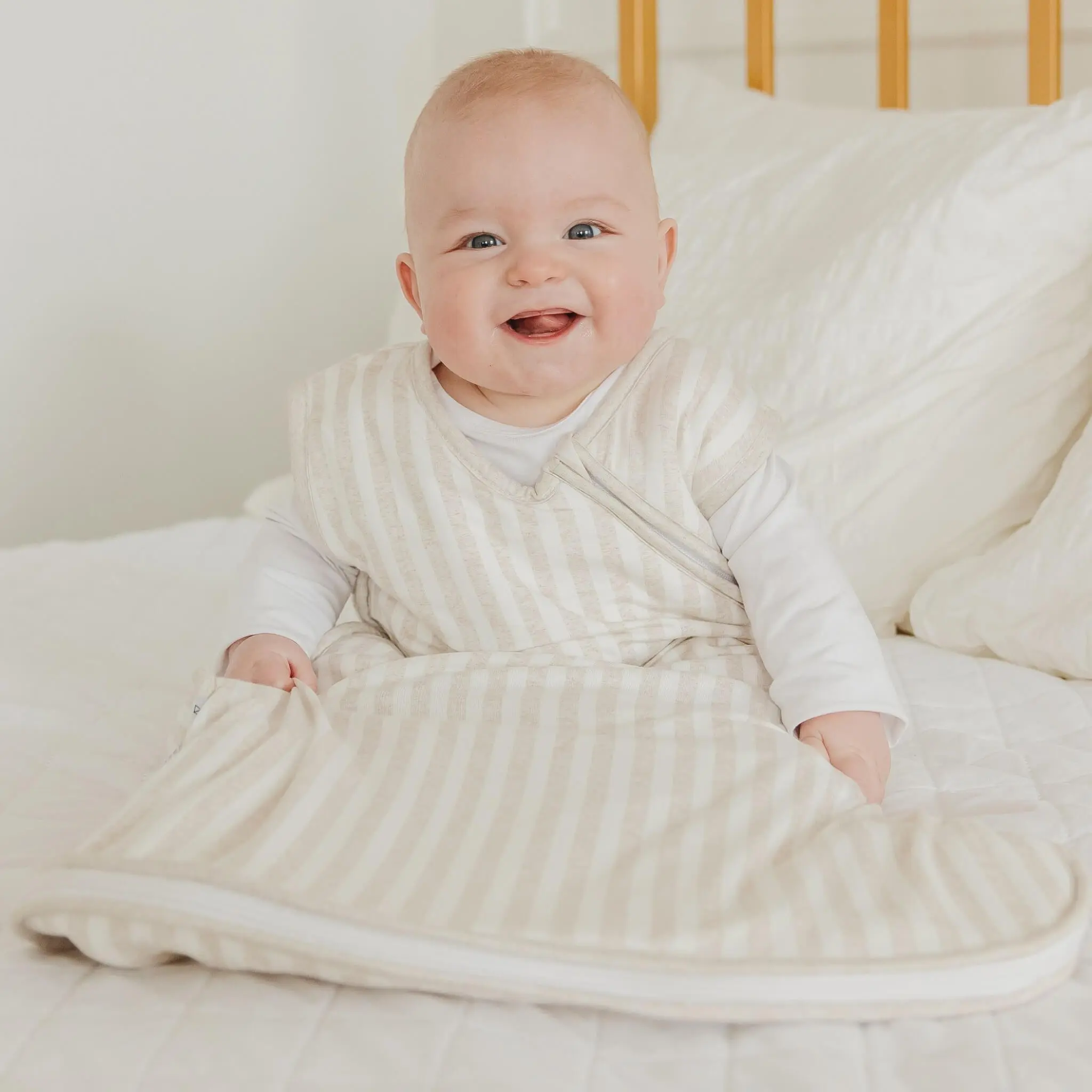 Copper Pearl Unisex Coastal Baby Sleep Bag, 0-3 Months, Ideal for Bedtime & Naps