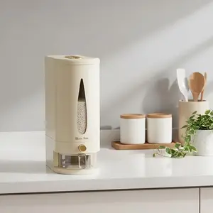 Multifunctional Grain Storage Container, Large Capacity Sealed Bucket, Press-Type Kitchen Home Use, Suitable for Rice, Grains, Flour, Pet Food