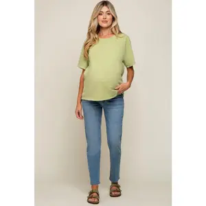 Blue Vintage Wash Maternity Jeans
