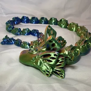 3d printed articulated butterfly snake