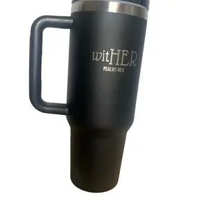 Wither Travel 40oz Tumbler for On-The-Go Hydration - Bottle, Drinkware Cup Washable