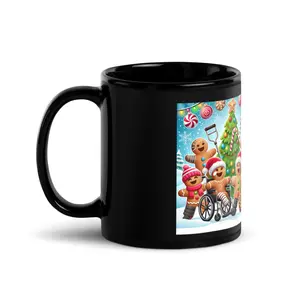 Mending a Gingerbread Heart over the Holidays with this ceramic mug. ceramic coffee