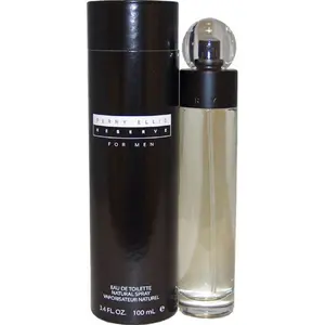 Perry Ellis RESERVE Men's Classic Eau de Toilette Cologne - 3.4 fl oz, Amber Musky & Herb Blend Botanical Fragrance, New In Box Boxed Men's Fragrance, Botanical Men's Fragrance