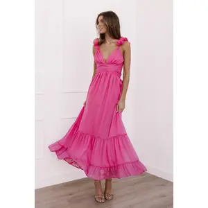 Bonito Midi Dress - Berry