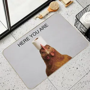Ultra-Soft, Absorbent, Cute, and Humorous Bath Mat: Non-Slip, Quick-Drying, Machine-Washable, Suitable for Bathtubs and Showers, Home Decor Accessory 23.6 x15.7in /  60×40cm