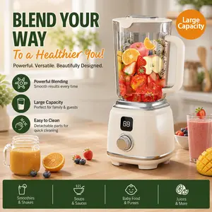 600ml/22.28oz Electric Portable USB Blender & Juicer with All-Copper Motor 10 Stainless Steel Blades for Smoothies Milkshakes Juices Travel Parties Gifts Multifunctional Countertop Blender easy cleanup