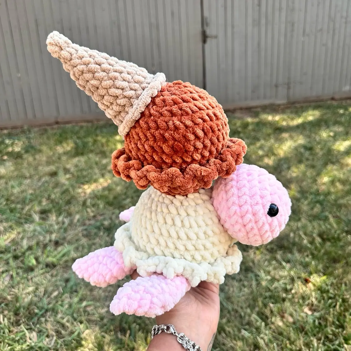 Crochet ice cream turtle Crochet ice cream turtle